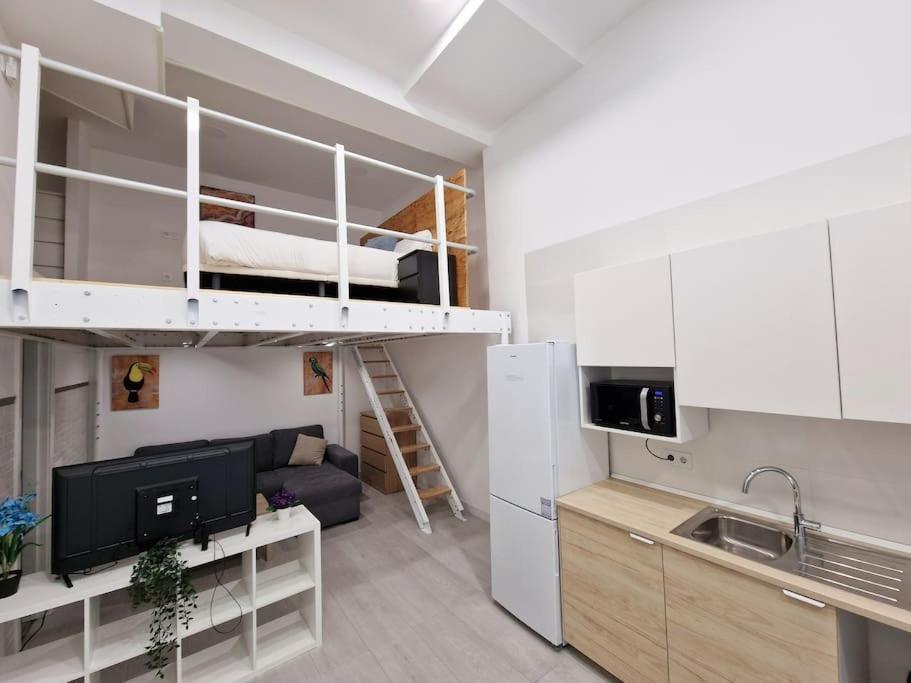 Seco Calle, Precisos Loft Super Equipado Cerca De Metro Pacifico Madrid Eksteriør bilde